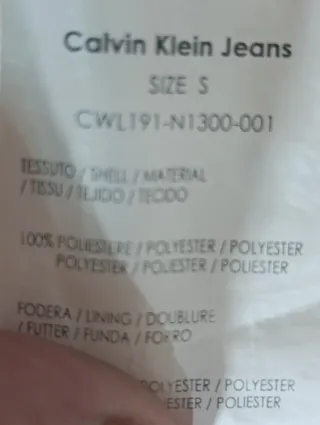 Cazadora mujer Calvin Klein Talla S R214