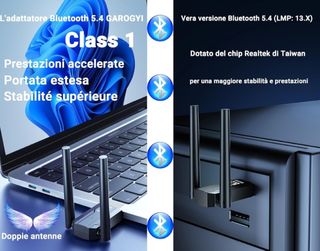 Adattatore Bluetooth 5.4 - Nuovo