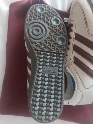 Adidas Samba Beige y Burdeos Talla 42