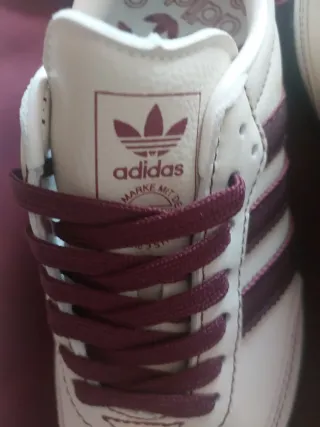 Adidas Samba Beige y Burdeos Talla 42