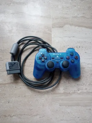 Mando PS1 Azul Transparente