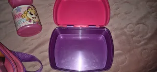 Lote Patrulla Canina: Bolso, Fiambrera y Botella