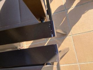 Set mesa y 6 Sillas Jardín de aluminio y cristal