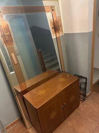 Mueble recibidor madera 107x172cm