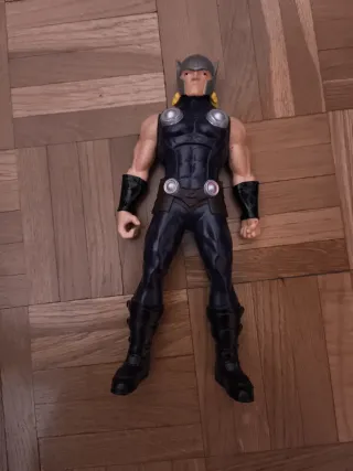 Figuras Marvel Thor, Capitana Marvel, Spiderman