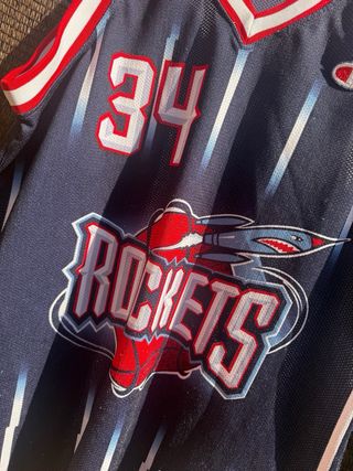 Camiseta NBA Houston Rockets 34 Vintage