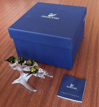 Set di 4 Uccelli Swarovski Crystal