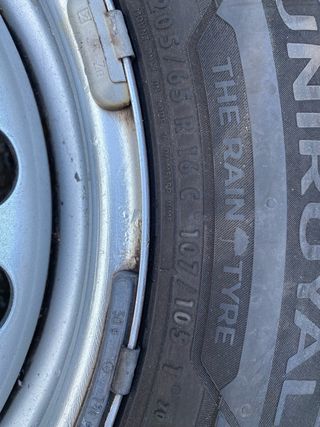 Llantas Originales Volkswagen T5/T6 (2 unidades)