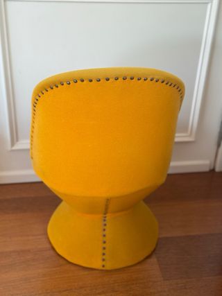 Butaca vintage retro mostaza años 70