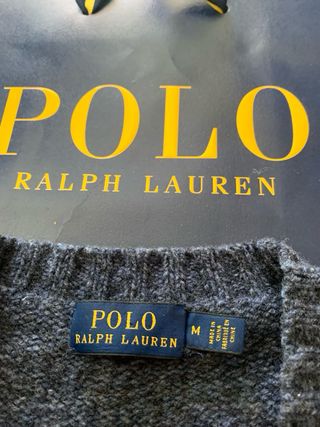 Jersey Polo Ralph Lauren lana merino y cashmere 38