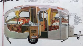 Caravana Vintage Constructum Komet 1973