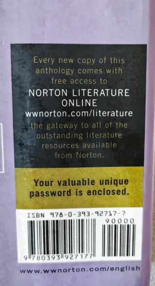The Norton Anthology of English Literature, Vol. A