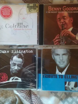 Pack 4 CDs Jazz: Coltrane, Goodman, Ellington