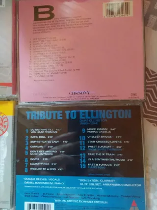 Pack 4 CDs Jazz: Coltrane, Goodman, Ellington