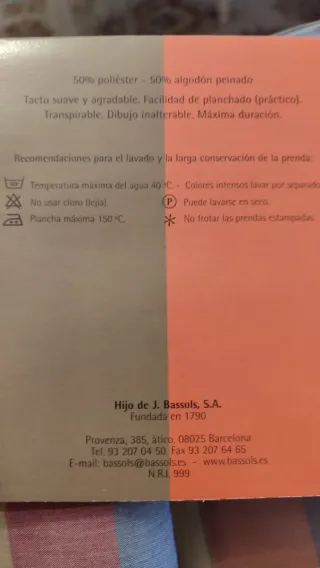 Juego Sábanas Bassols Algodón Beige/Multicolor