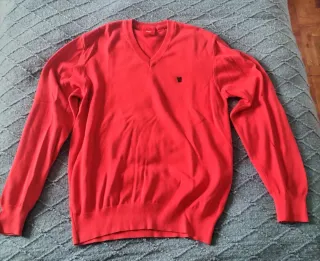 Jersey Rojo Hombre V-Neck