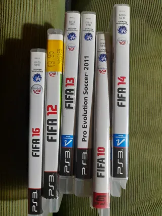 Lote 6 Juegos PS3: FIFA y Pro Evolution Soccer