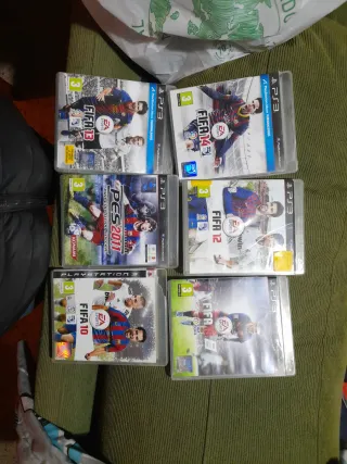 Lote 6 Juegos PS3: FIFA y Pro Evolution Soccer