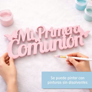 Letrero Mi Primera Comunión Poliestireno