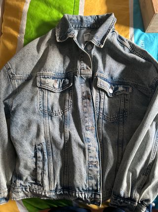 Cazadora Tejana Vaquera Azul