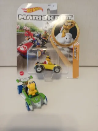 Lote Hot Wheels Mario Kart Lakitu Koopa Troopa