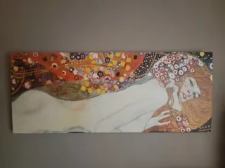 Cuadro Gustav Klimt Tela Madera