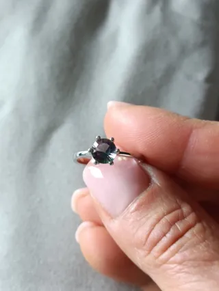 Anillo Viceroy Solitario plata Multicolor