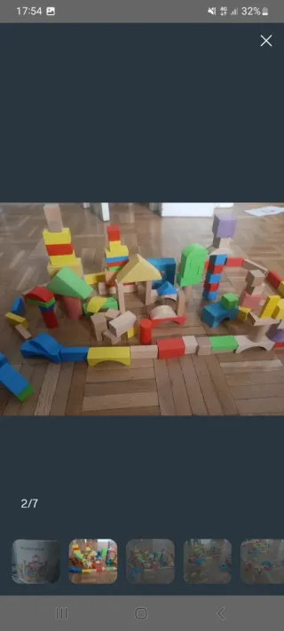 Bloques de construcción de madera El Corte Inglés