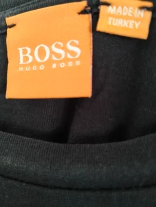 Hugo Boss Camiseta Negra Vintage Talla L