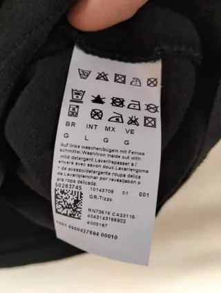 Hugo Boss Camiseta Negra Vintage Talla L