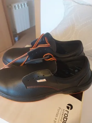 Zapato de seguridad Robusta negro/naranja talla 49