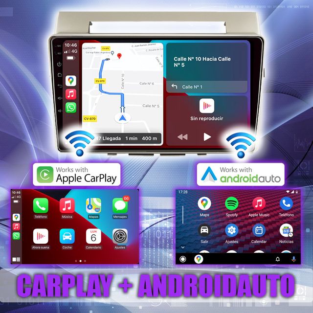 PANTALLA TOYOTA COROLLA VERSO 2004-2009 CARPLAY