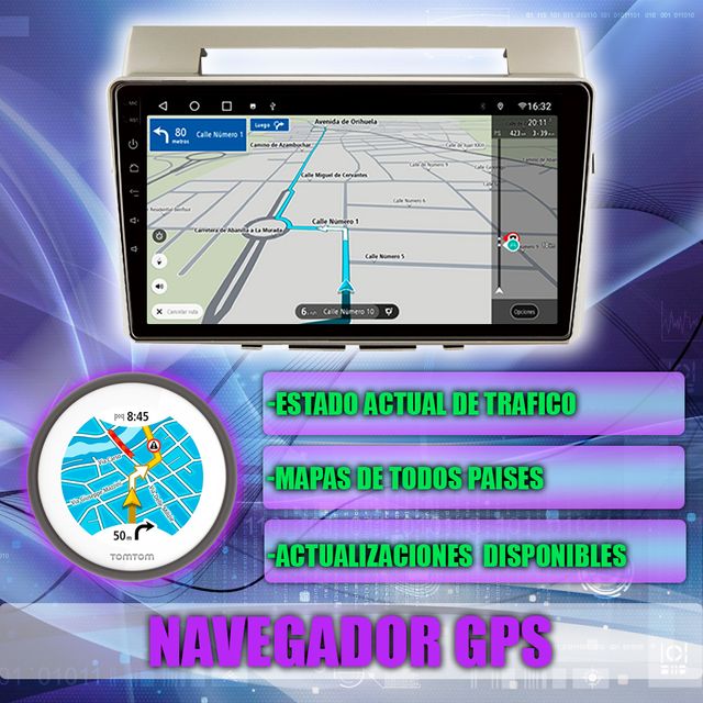 PANTALLA TOYOTA COROLLA VERSO 2004-2009 CARPLAY