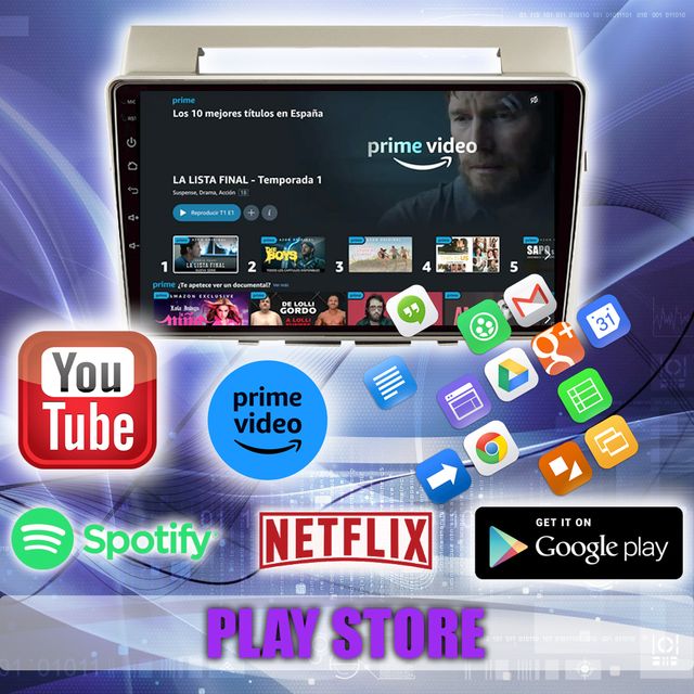 PANTALLA TOYOTA COROLLA VERSO 2004-2009 CARPLAY