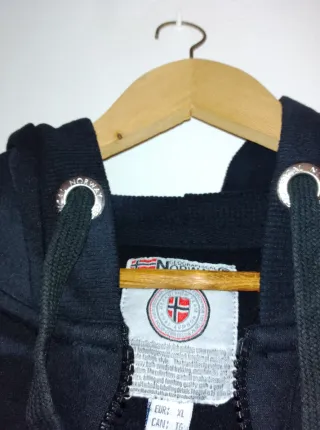 Sudadera GeoNorway Expedition Negra