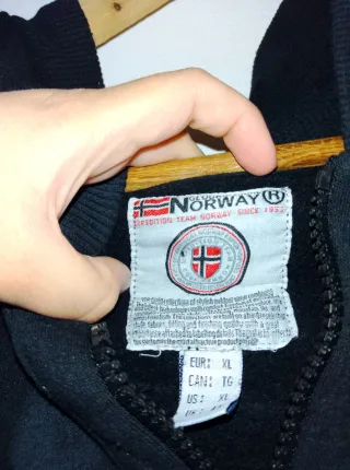 Sudadera GeoNorway Expedition Negra