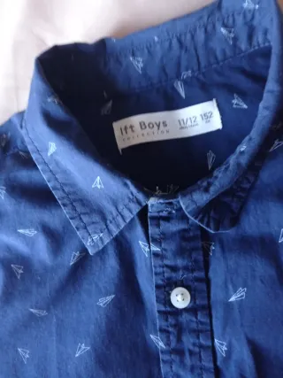 Camisa niño IFT Boys azul marino talla 152