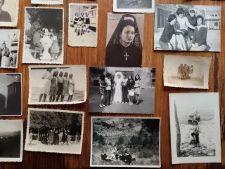 Lote fotografías antiguas de mujeres MZ.1