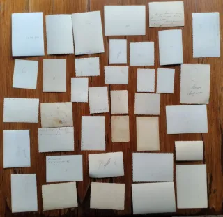 Lote fotografías antiguas de mujeres MZ.1