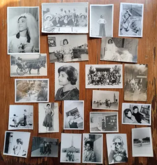 Lote fotografías antiguas de mujeres MZ.1