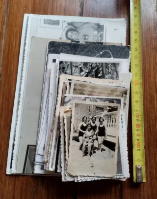 Lote fotografías antiguas de mujeres MZ.1