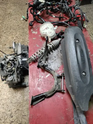 Motor Yamaha Delight 125 11000kms y material vario