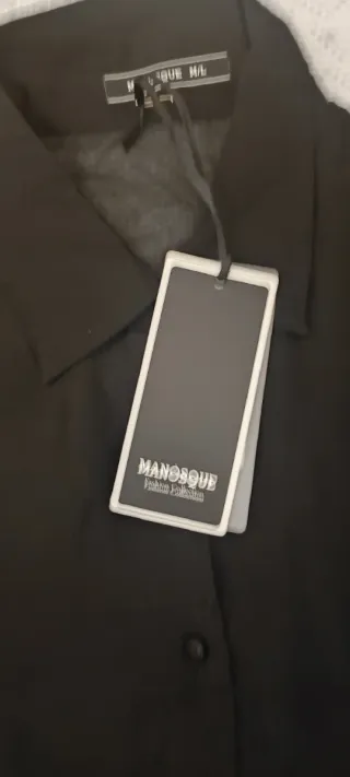 Camicia MANOSQUE Nera Taglia M