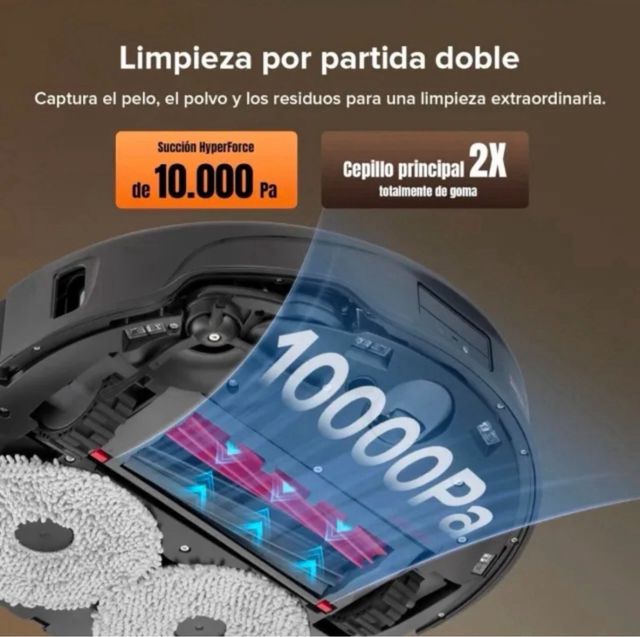 Robot Aspirador Roborock Negro
