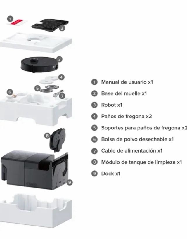 Robot Aspirador Roborock Negro