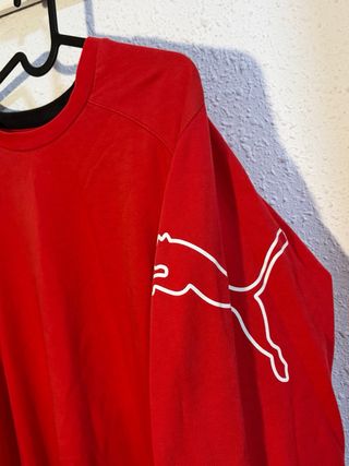 Sudadera Puma Vintage Roja y Negra