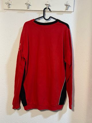 Sudadera Puma Vintage Roja y Negra