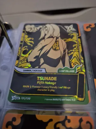 Tsunade 5ta Hokage Naruto Mythos TCG Carta