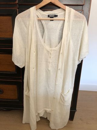 Conjunto DKNY Chaqueta y Top Talla S