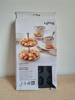 Molde mini madalenas conchas Lékué